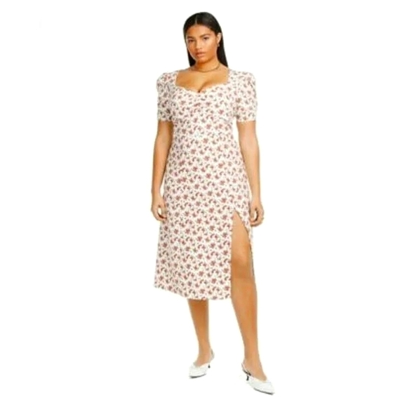 NWT DANIELLE BERNSTEIN BOHO FLORAL DRESS $99 - Picture 1 of 6